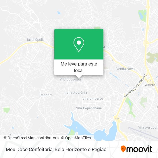 Meu Doce Confeitaria mapa