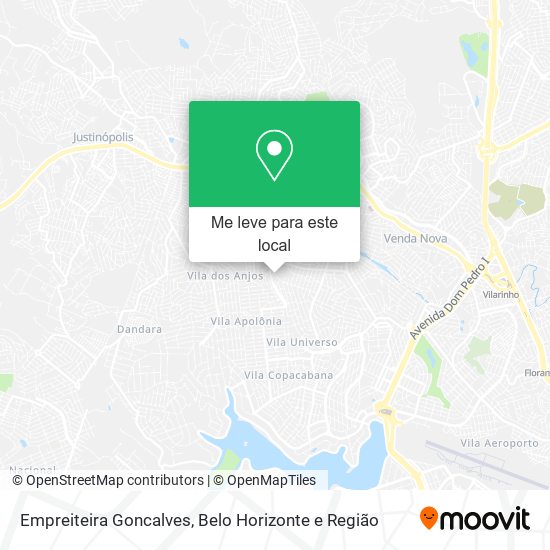 Empreiteira Goncalves mapa