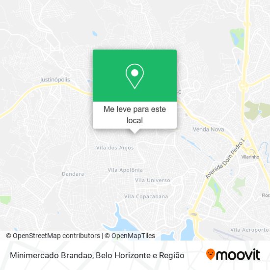 Minimercado Brandao mapa
