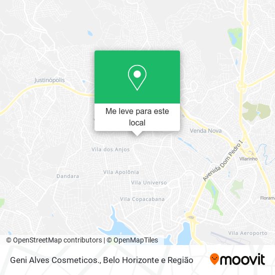 Geni Alves Cosmeticos. mapa