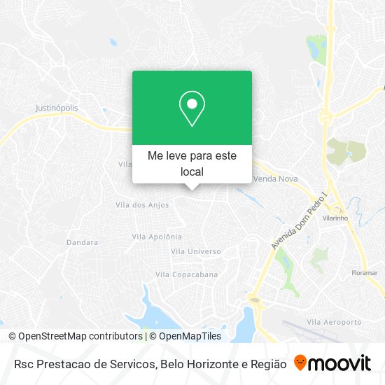 Rsc Prestacao de Servicos mapa
