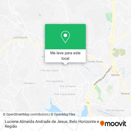 Luciene Almeida Andrade de Jesus mapa
