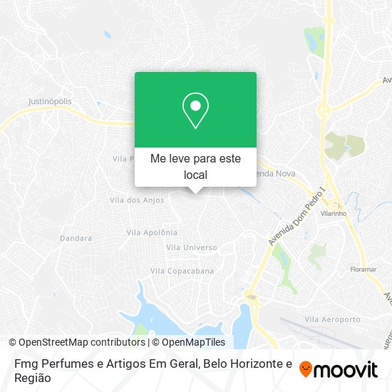 Fmg Perfumes e Artigos Em Geral mapa