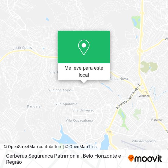 Cerberus Seguranca Patrimonial mapa