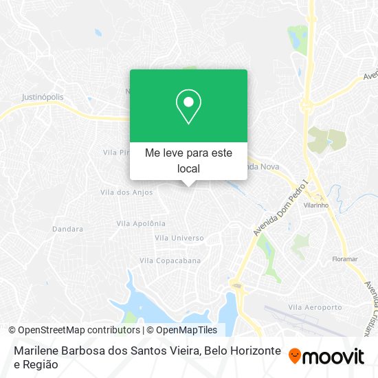 Marilene Barbosa dos Santos Vieira mapa