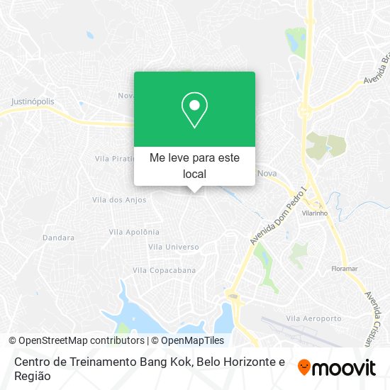 Centro de Treinamento Bang Kok mapa