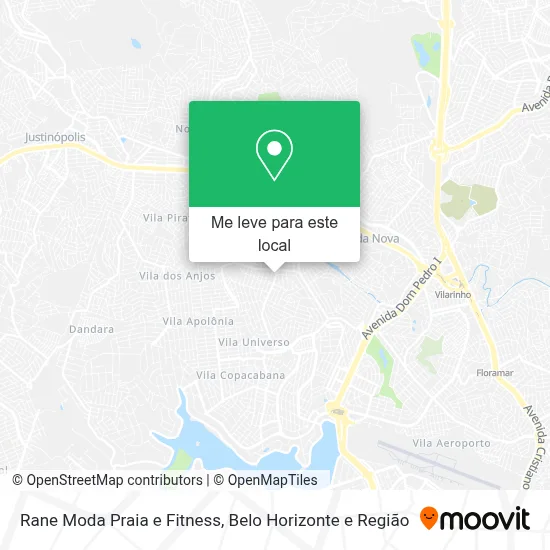 Rane Moda Praia e Fitness mapa