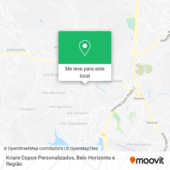 Kriare Copos Personalizados mapa