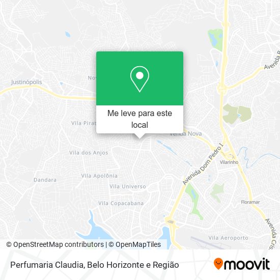 Perfumaria Claudia mapa
