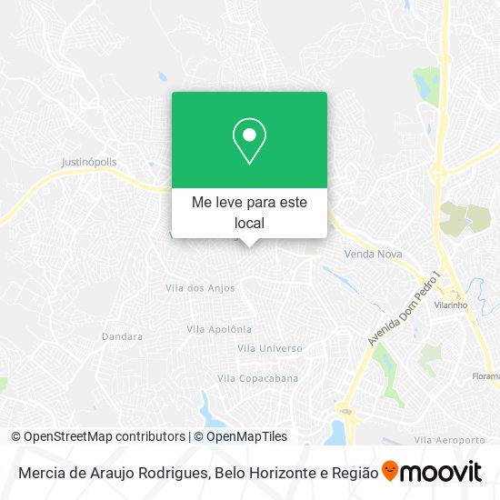 Mercia de Araujo Rodrigues mapa