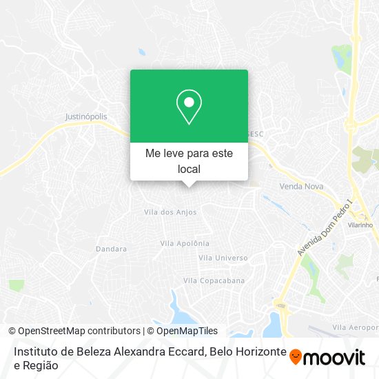 Instituto de Beleza Alexandra Eccard mapa