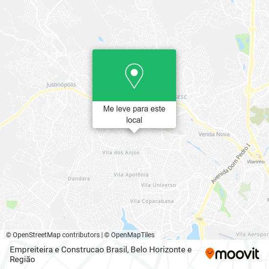 Empreiteira e Construcao Brasil mapa