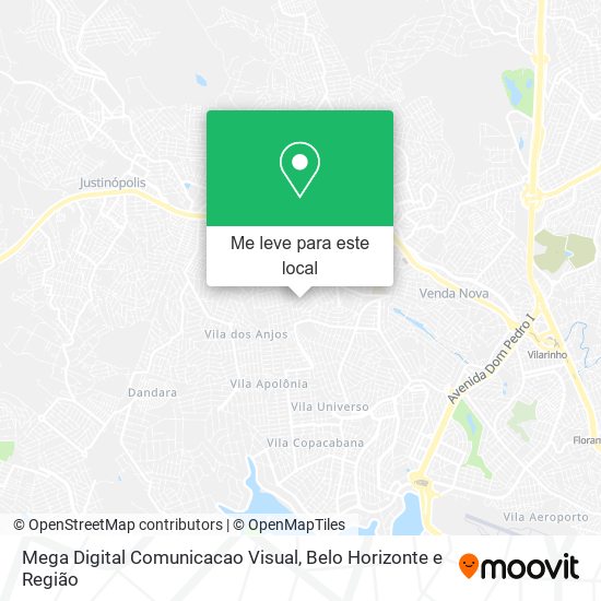Mega Digital Comunicacao Visual mapa
