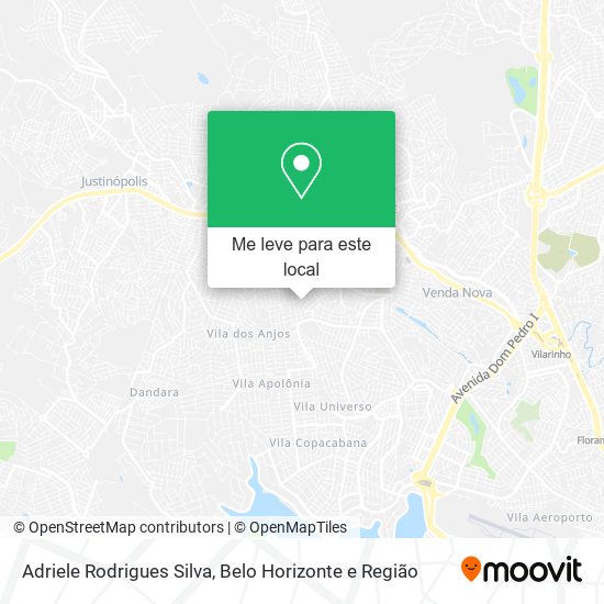 Adriele Rodrigues Silva mapa