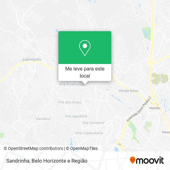Sandrinha mapa