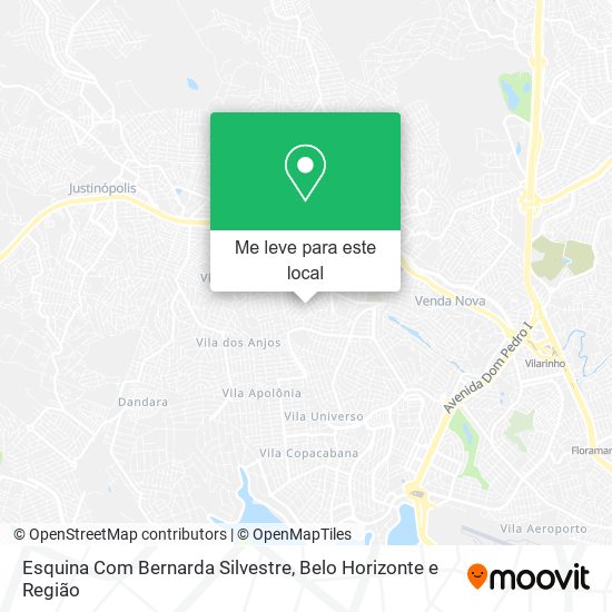 Esquina Com Bernarda Silvestre mapa