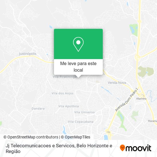 Jj Telecomunicacoes e Servicos mapa