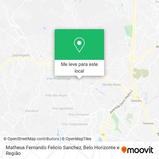 Matheus Fernando Felicio Sanchez mapa