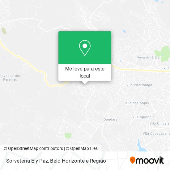 Sorveteria Ely Paz mapa