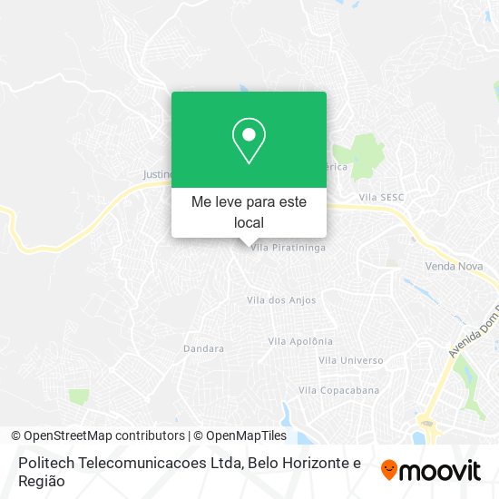 Politech Telecomunicacoes Ltda mapa