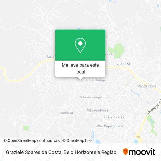 Graziele Soares da Costa mapa