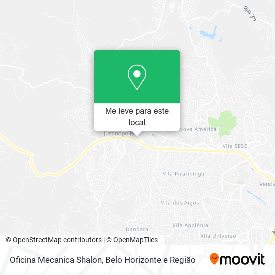 Oficina Mecanica Shalon mapa