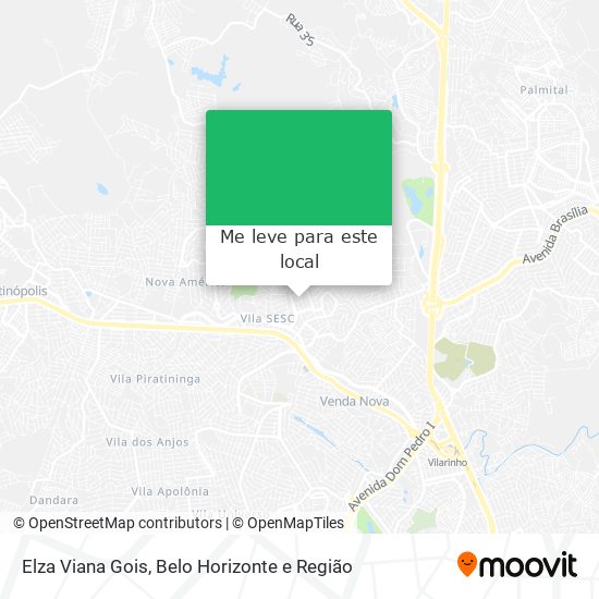 Elza Viana Gois mapa