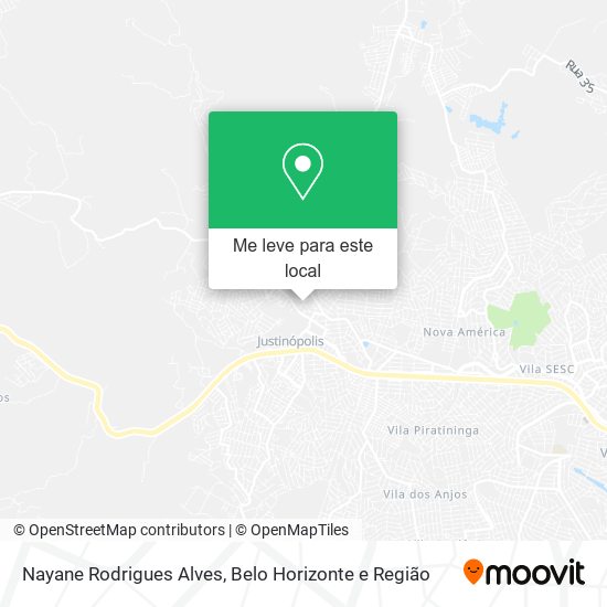 Nayane Rodrigues Alves mapa