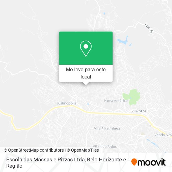 Escola das Massas e Pizzas Ltda mapa