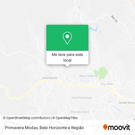 Primavera Modas mapa