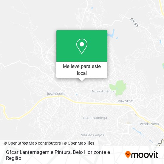 Gfcar Lanternagem e Pintura mapa
