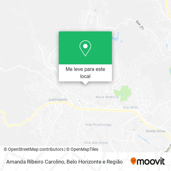 Amanda Ribeiro Carolino mapa