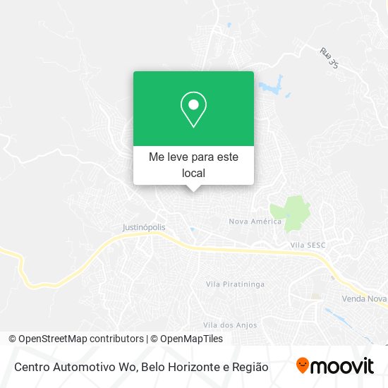 Centro Automotivo Wo mapa