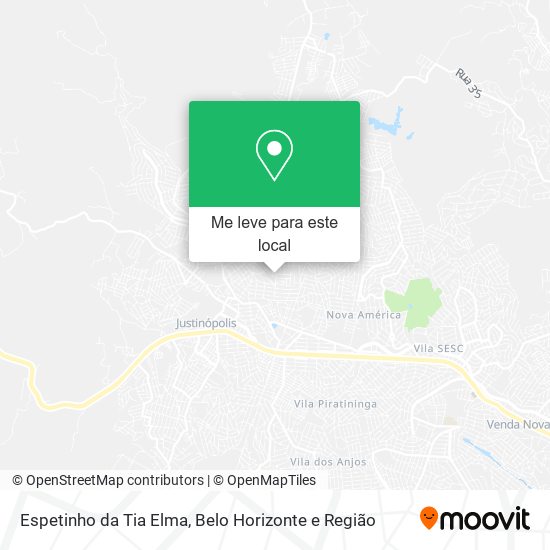 Espetinho da Tia Elma mapa