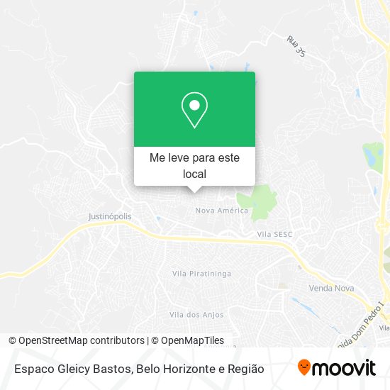 Espaco Gleicy Bastos mapa