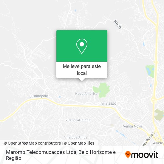 Maromp Telecomucacoes Ltda mapa
