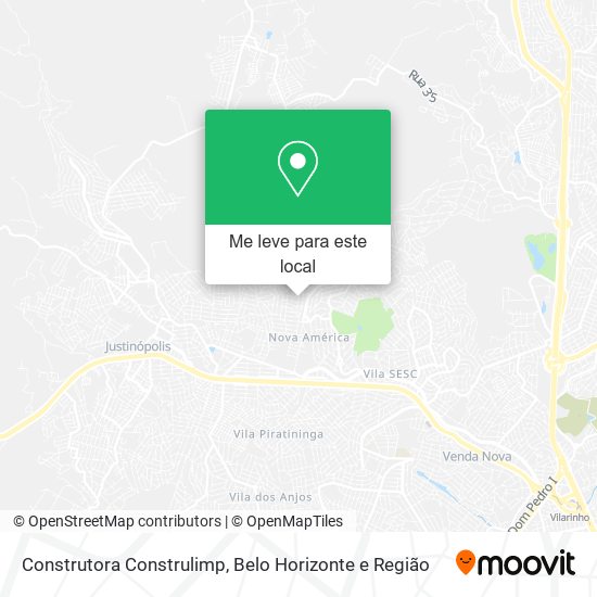 Construtora Construlimp mapa