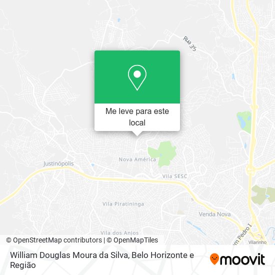 William Douglas Moura da Silva mapa