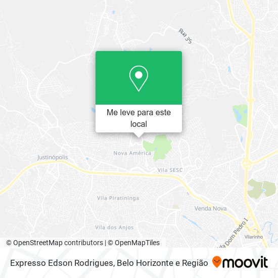 Expresso Edson Rodrigues mapa