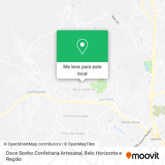 Doce Sonho Confeitaria Artesanal mapa