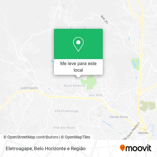 Eletroagape mapa