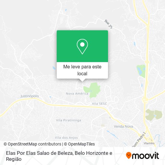 Elas Por Elas Salao de Beleza mapa
