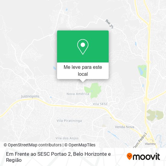 Em Frente ao SESC Portao 2 mapa