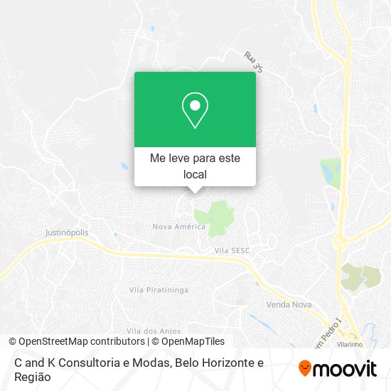 C and K Consultoria e Modas mapa