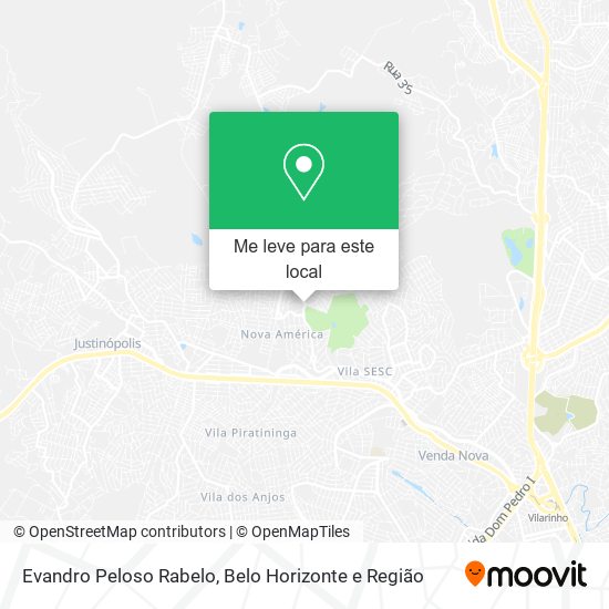 Evandro Peloso Rabelo mapa