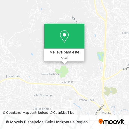 Jb Moveis Planejados mapa