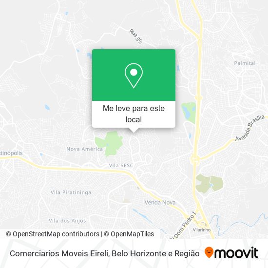 Comerciarios Moveis Eireli mapa