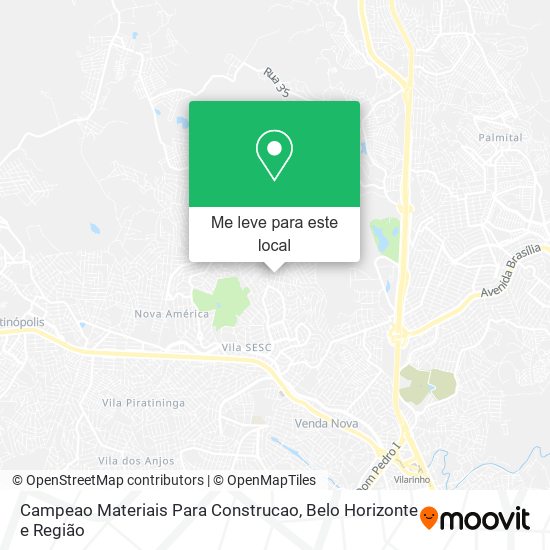 Campeao Materiais Para Construcao mapa