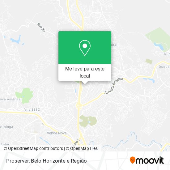 Proserver mapa