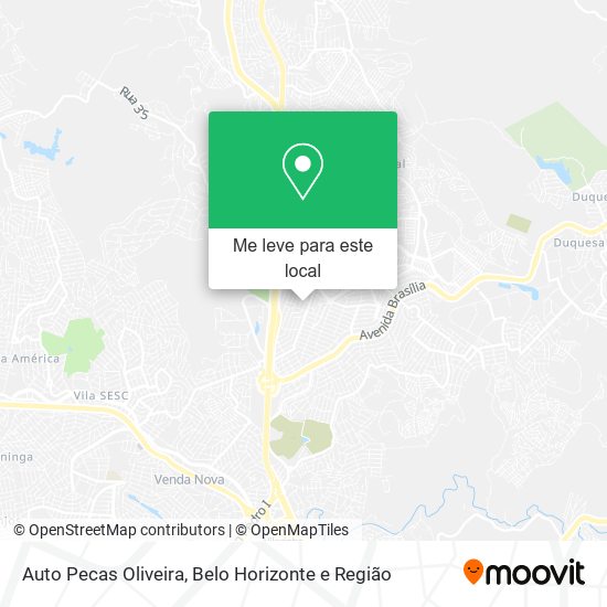 Auto Pecas Oliveira mapa